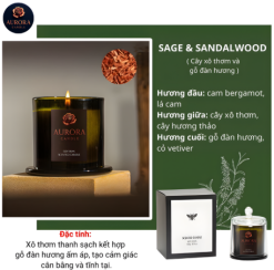Sage & Sandalwood - Cây xô thơm & Gỗ đàn hương