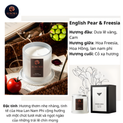 Pear & Fressia - Lê & Hoa lan Nam Phi